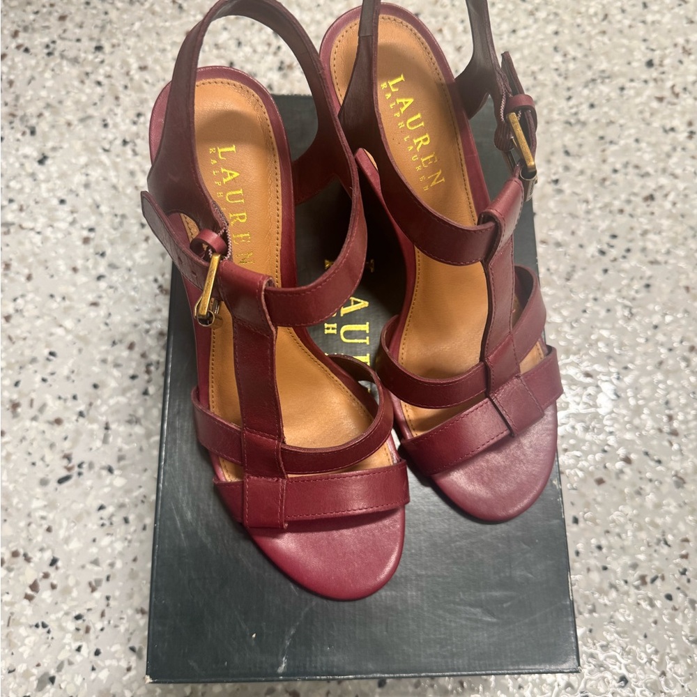 Burgundy Women's Sandals